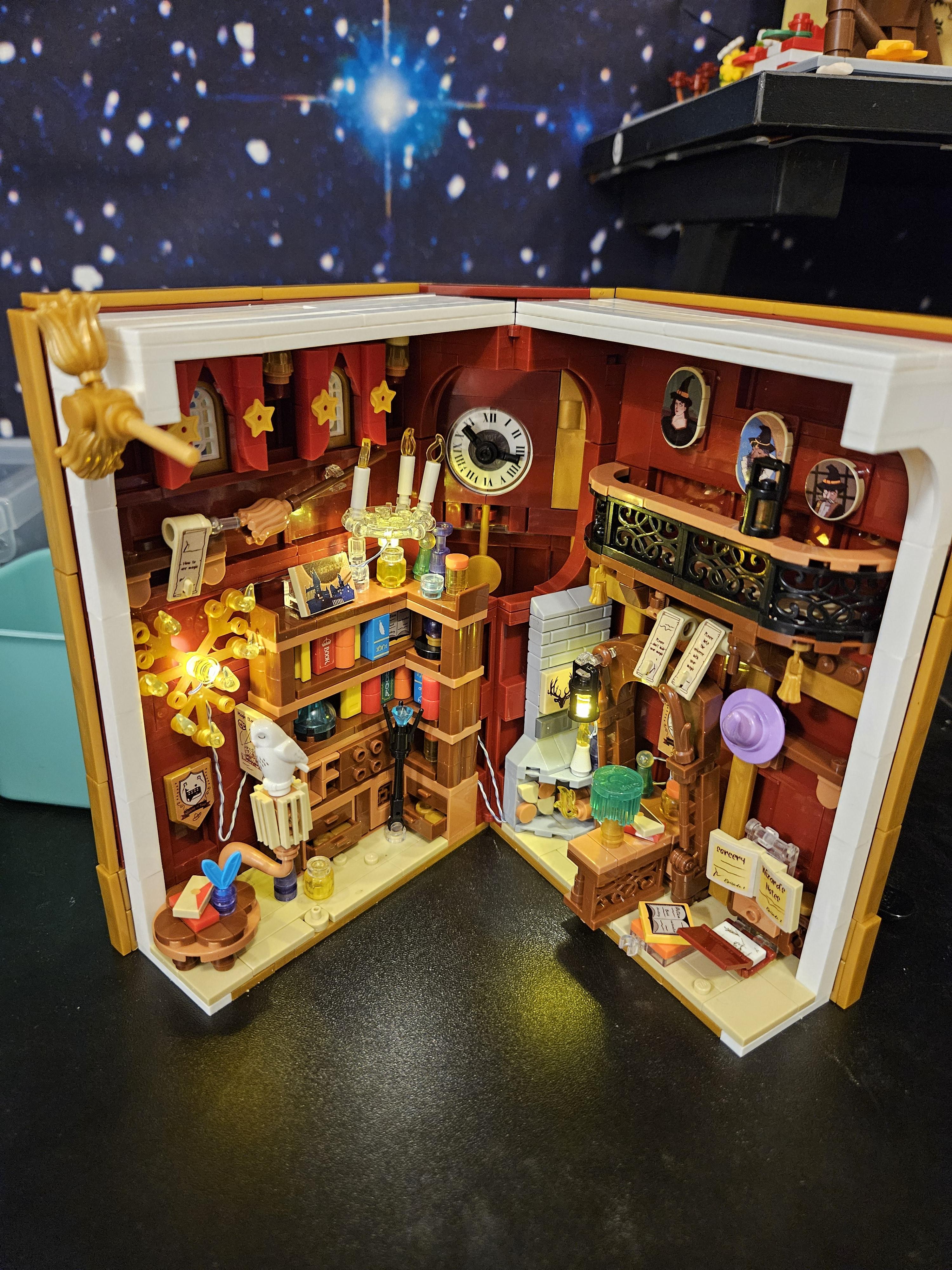 My light up book nook!